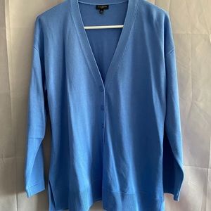 Talbots Light Blue Girlfriend Cardigan Lp